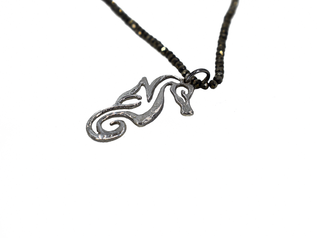 Seahorse - Handmade 925 Sterling Silver Necklace