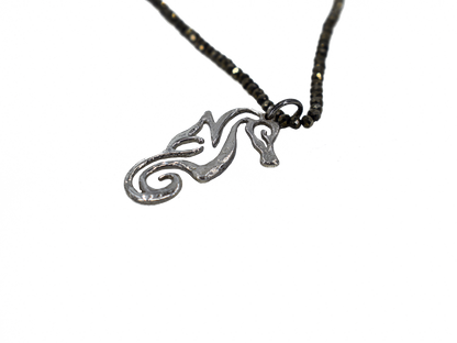 Seahorse - Handmade 925 Sterling Silver Necklace