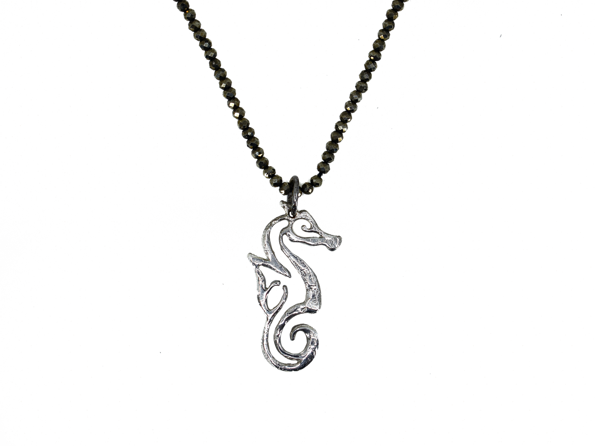 Seahorse - Handmade 925 Sterling Silver Necklace