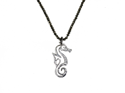 Seahorse - Handmade 925 Sterling Silver Necklace