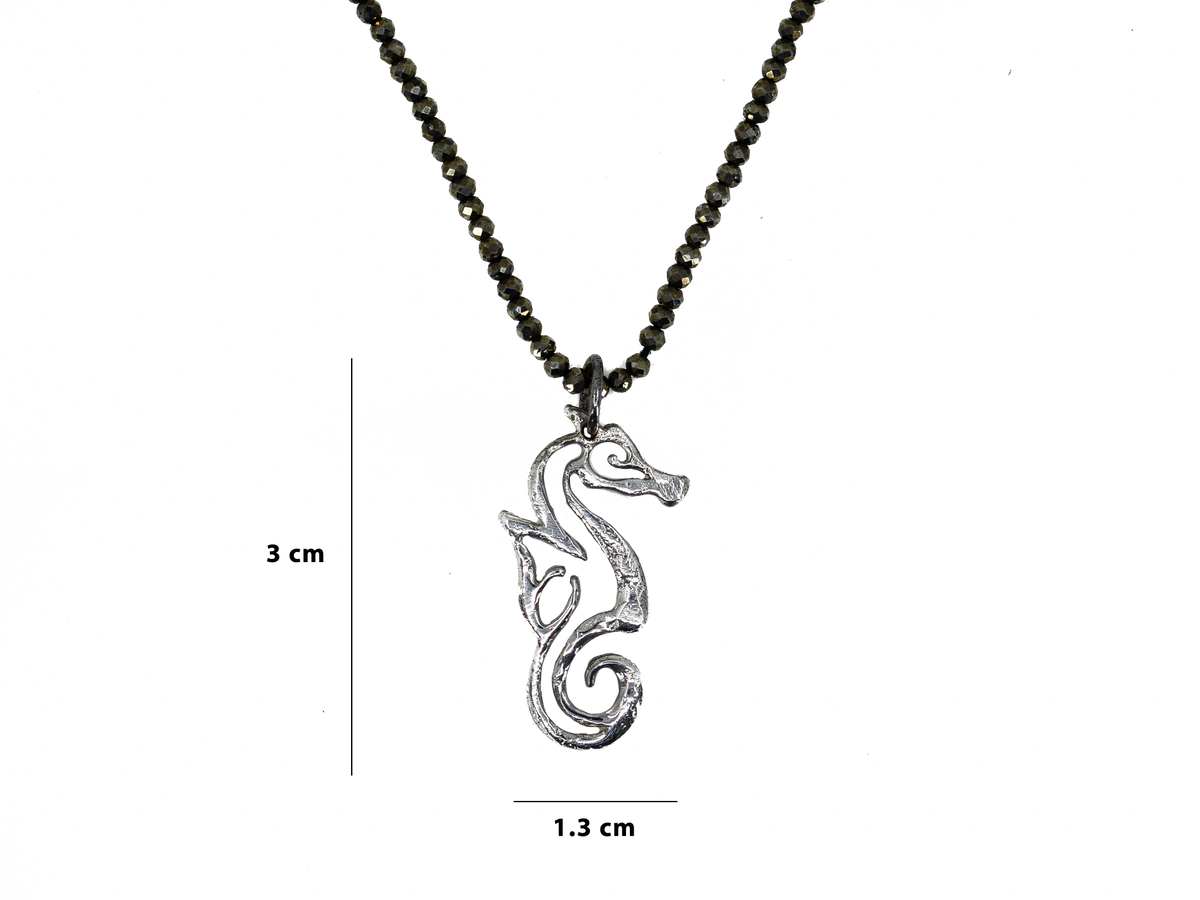 Seahorse - Handmade 925 Sterling Silver Necklace