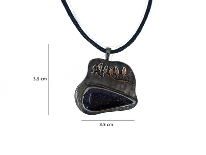 Hummingbird - Handmade 925 Sterling Silver Necklace