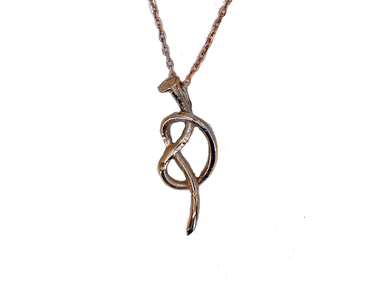 Çivi - Sevgi - El Yapımı Gümüş Kolye