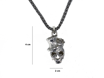 Kurukafa - El Yapımı Gümüş Kolye