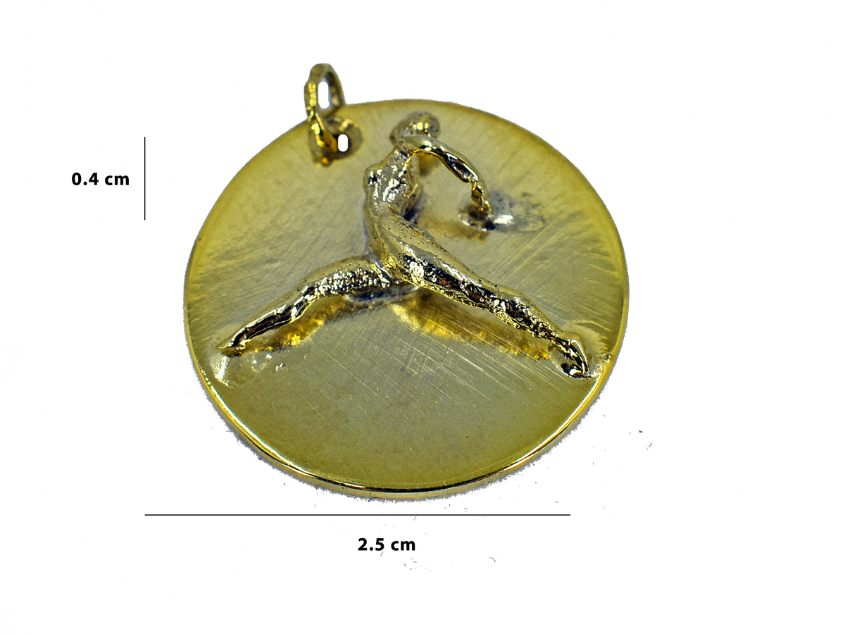 Leap pf Faith - Human Landscapes - Handmade 925 Sterling Silver Necklace