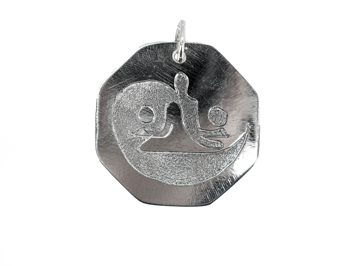 Yin Yang - El Yapımı 925 Ayar Gümüş Kolye | Özel Madalyon Temalı Tasarım