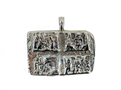 Casket - Historic Artifacts - Handmade 925 Sterling Silver Necklace