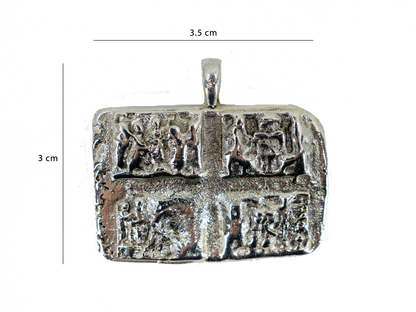 Casket - Historic Artifacts - Handmade 925 Sterling Silver Necklace