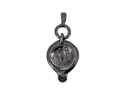 Oil Lamp - Historic Artifacts - Handmade 925 Sterling Silver Necklace