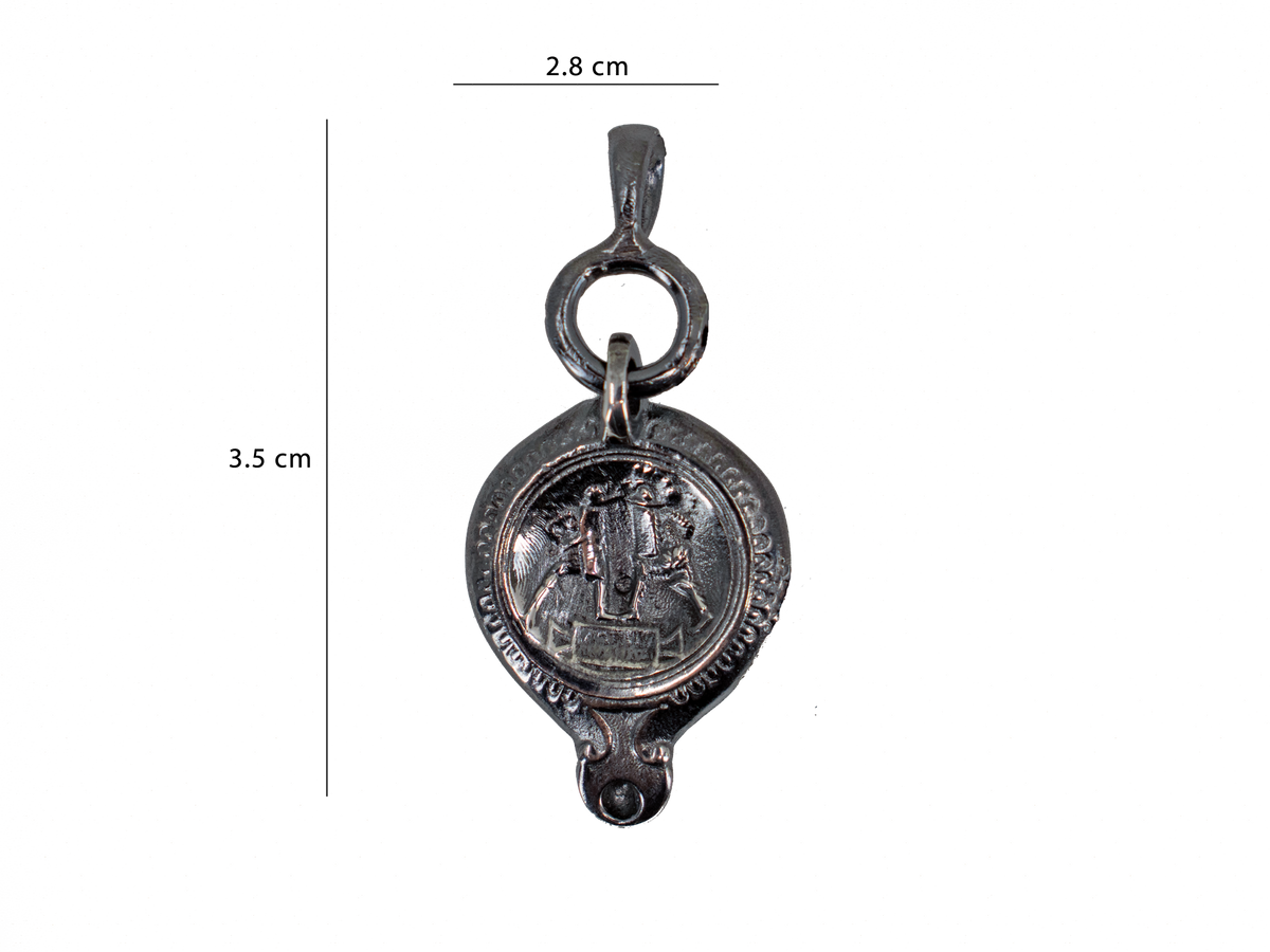 Oil Lamp - Historic Artifacts - Handmade 925 Sterling Silver Necklace