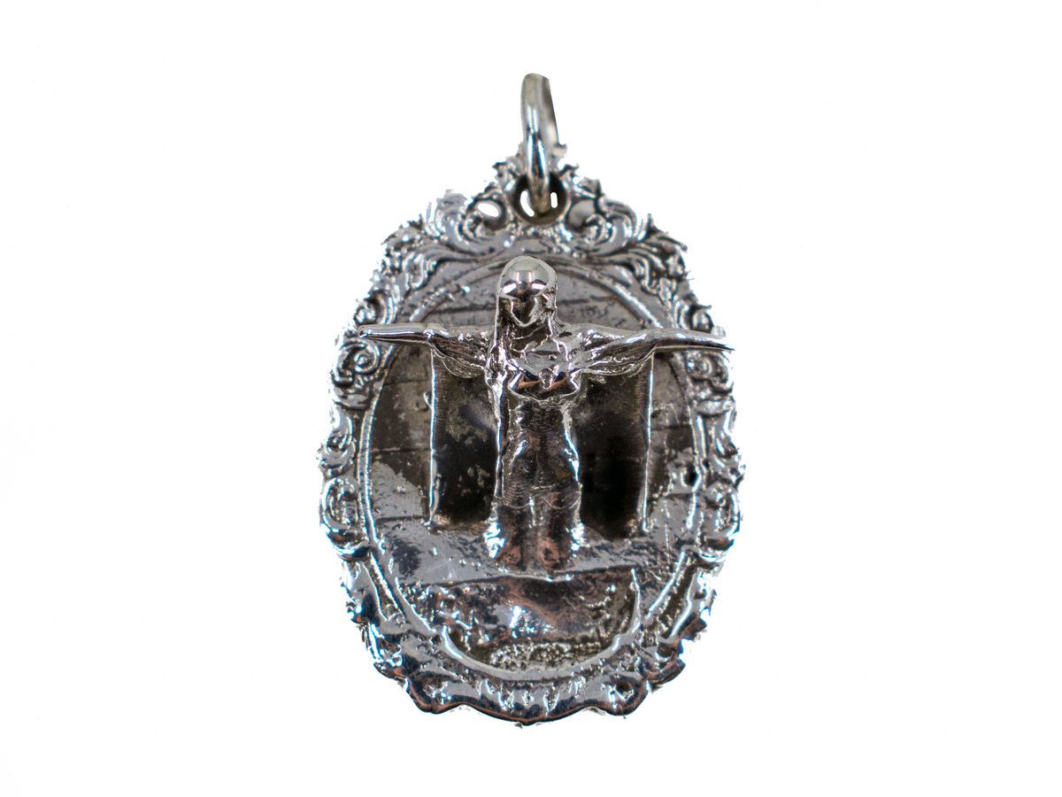 Ghost - Human Landscapes - Handmade 925 Sterling Silver Necklace