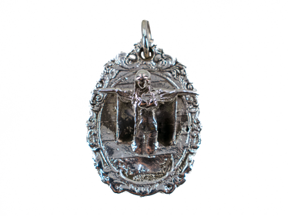 Ghost - Human Landscapes - Handmade 925 Sterling Silver Necklace