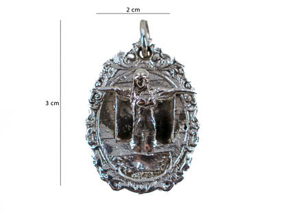 Ghost - Human Landscapes - Handmade 925 Sterling Silver Necklace
