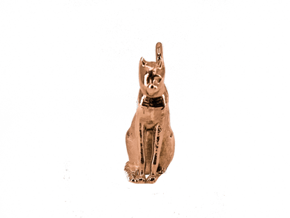 Bastet – El Yapımı 925 Ayar Gümüş Kolye | Özel Mısır Temalı Tasarım