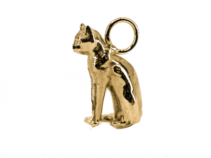 Bastet – El Yapımı 925 Ayar Gümüş Kolye | Özel Mısır Temalı Tasarım