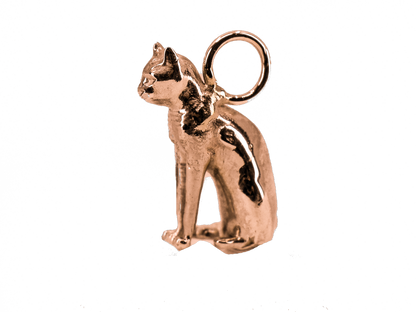 Bastet – El Yapımı 925 Ayar Gümüş Kolye | Özel Mısır Temalı Tasarım