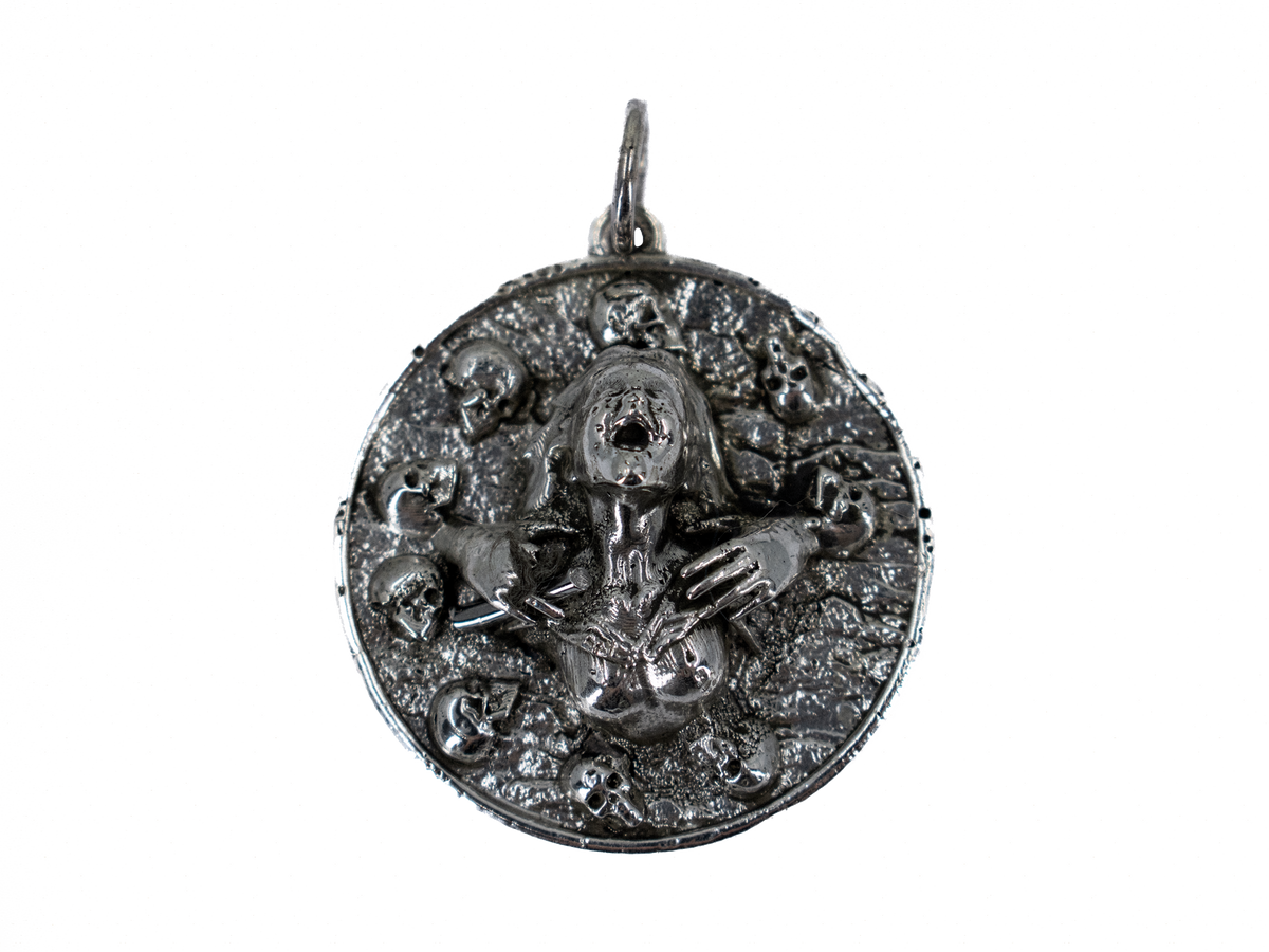Wail - Human Landscapes - Handmade 925 Sterling Silver Necklace