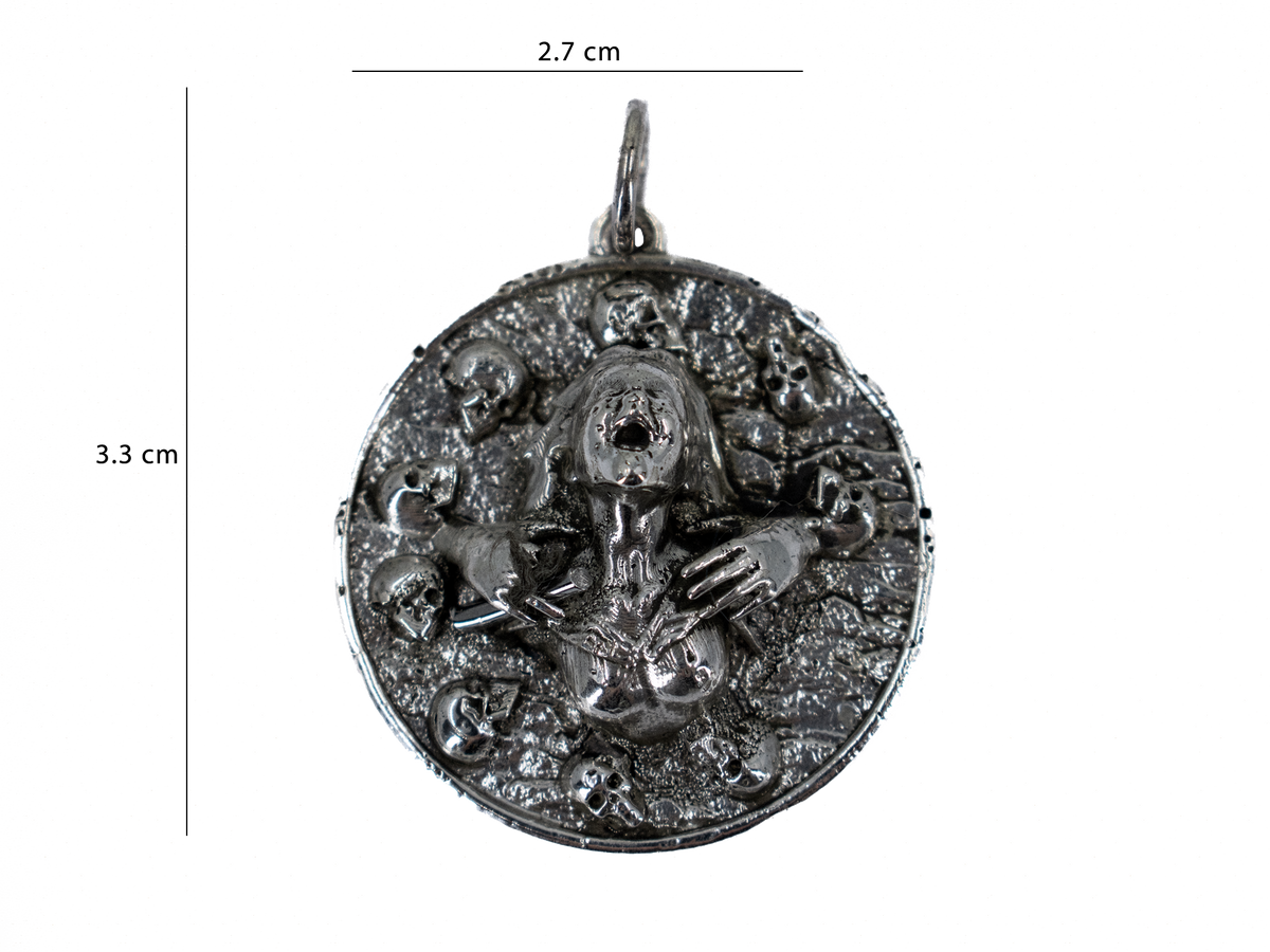 Wail - Human Landscapes - Handmade 925 Sterling Silver Necklace