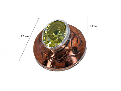 Glass - Handmade Silver Ring
