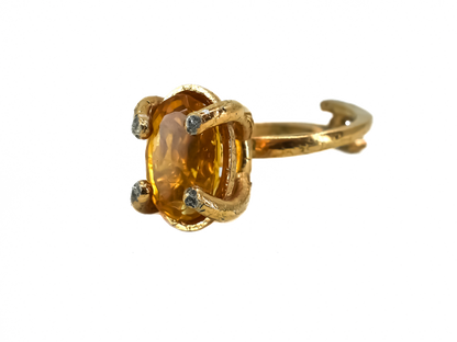 Citrine - Handmade Silver Ring