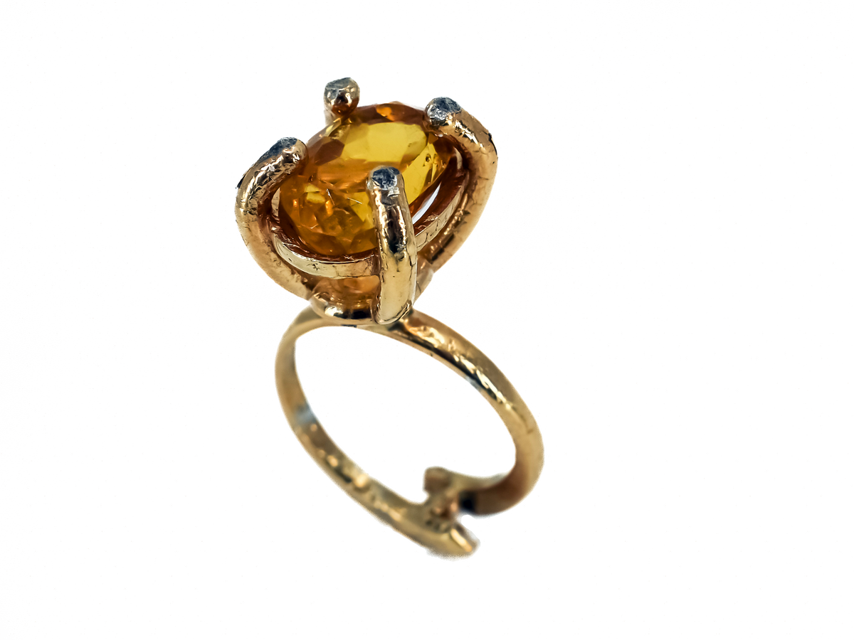 Citrine - Handmade Silver Ring