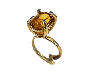 Citrine - Handmade Silver Ring