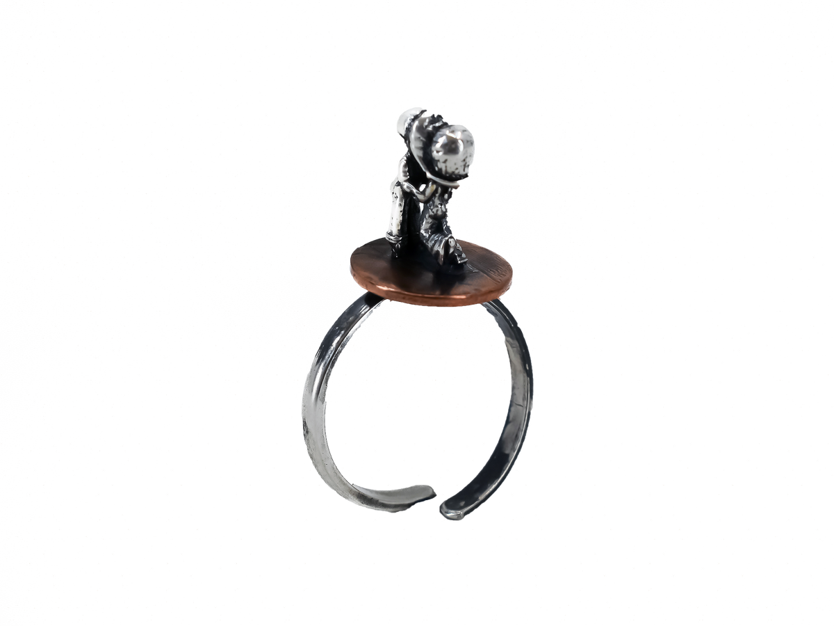Love - Handmade Silver Ring