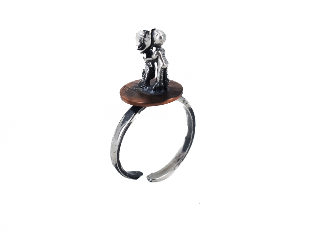 Love - Handmade Silver Ring