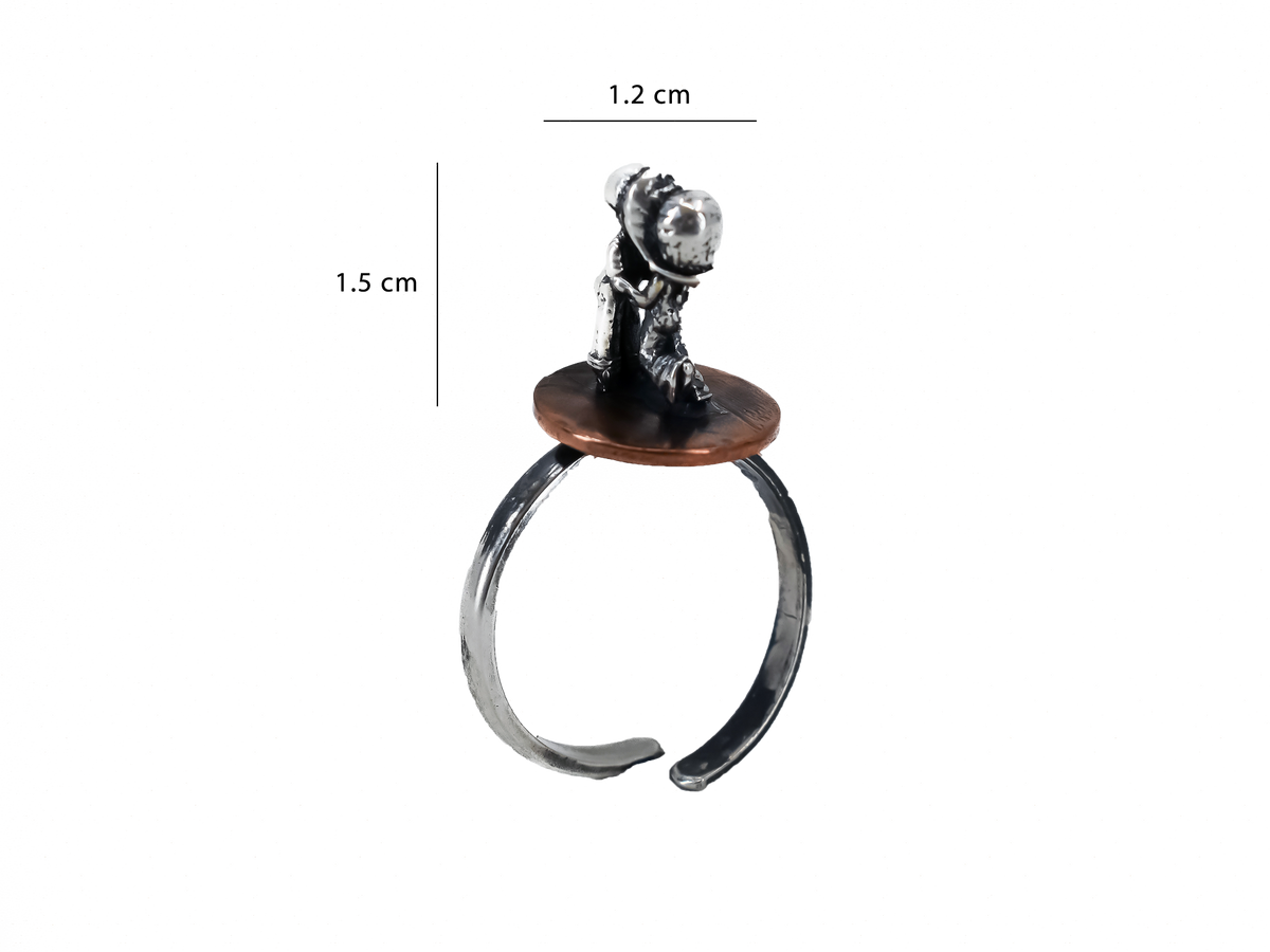 Love - Handmade Silver Ring