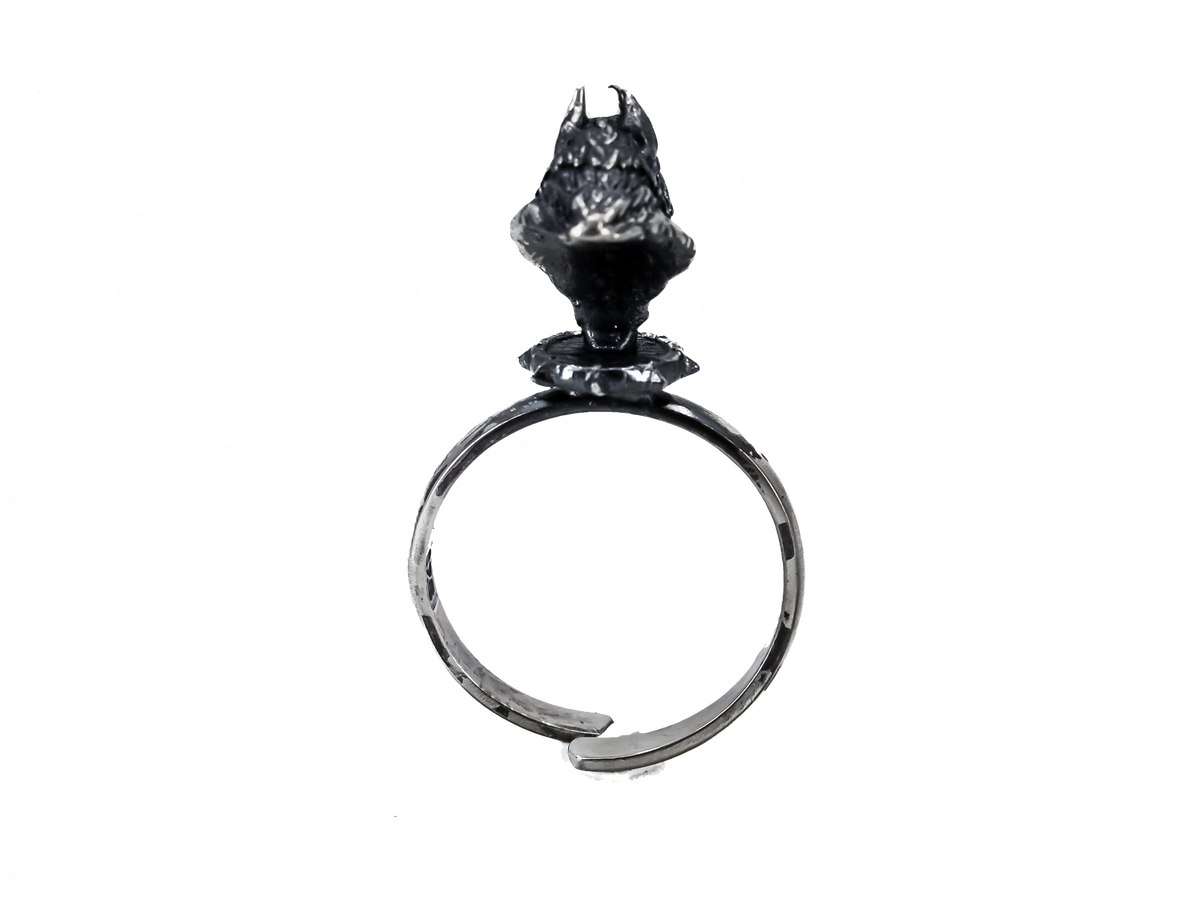 Wolf - Dungeons and Dragons - Handmade Silver Ring