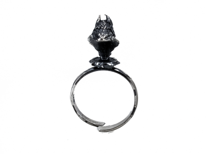 Wolf - Dungeons and Dragons - Handmade Silver Ring