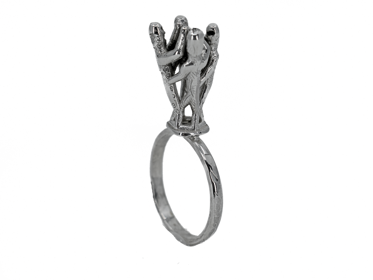 Unity - Human Landscapes - Handmade Silver Ring