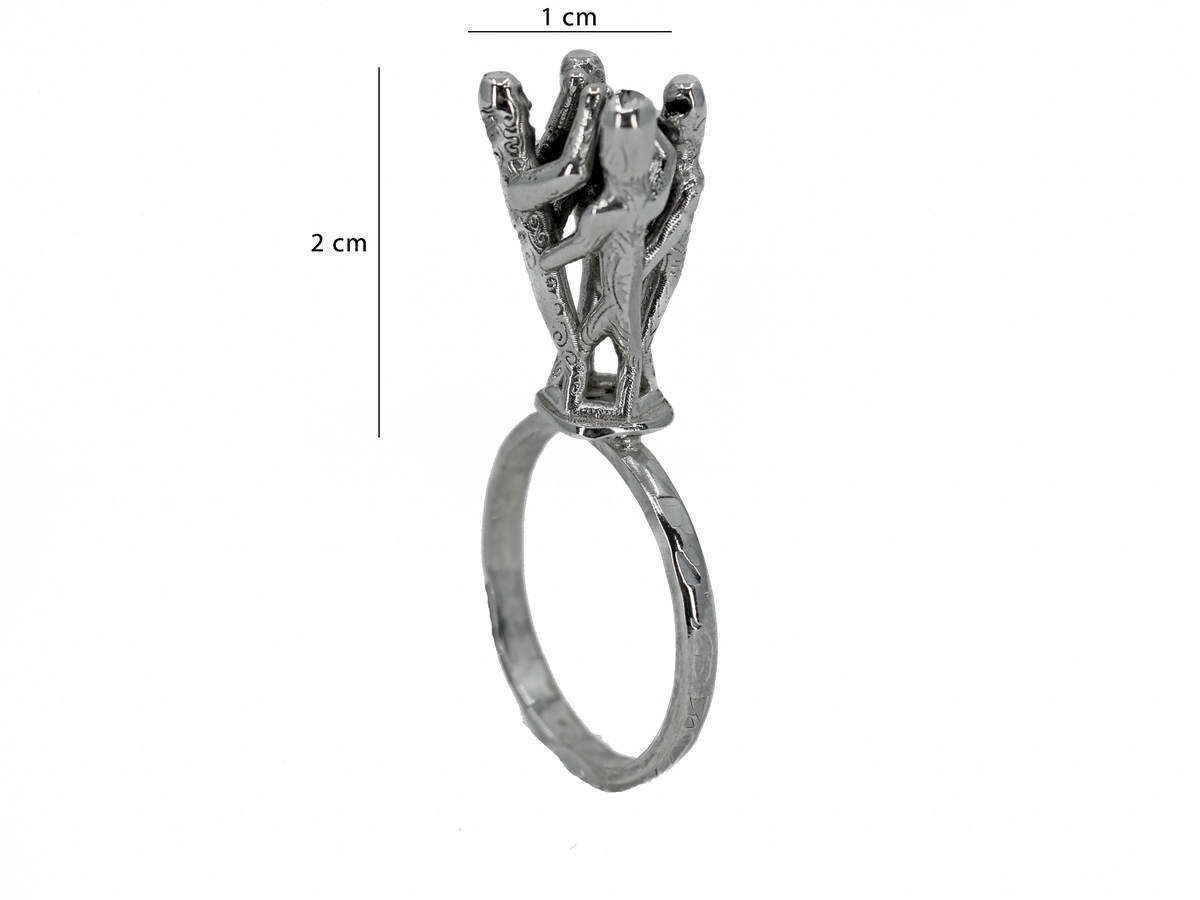 Unity - Human Landscapes - Handmade Silver Ring