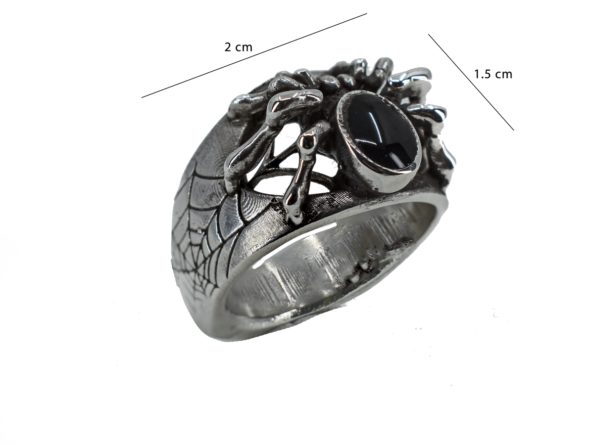 Spider - Handmade Silver Ring