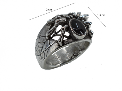 Spider - Handmade Silver Ring