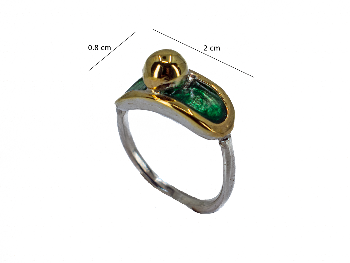 Evil Eye - Handmade Silver Ring