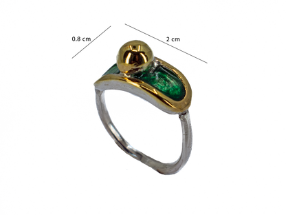 Evil Eye - Handmade Silver Ring