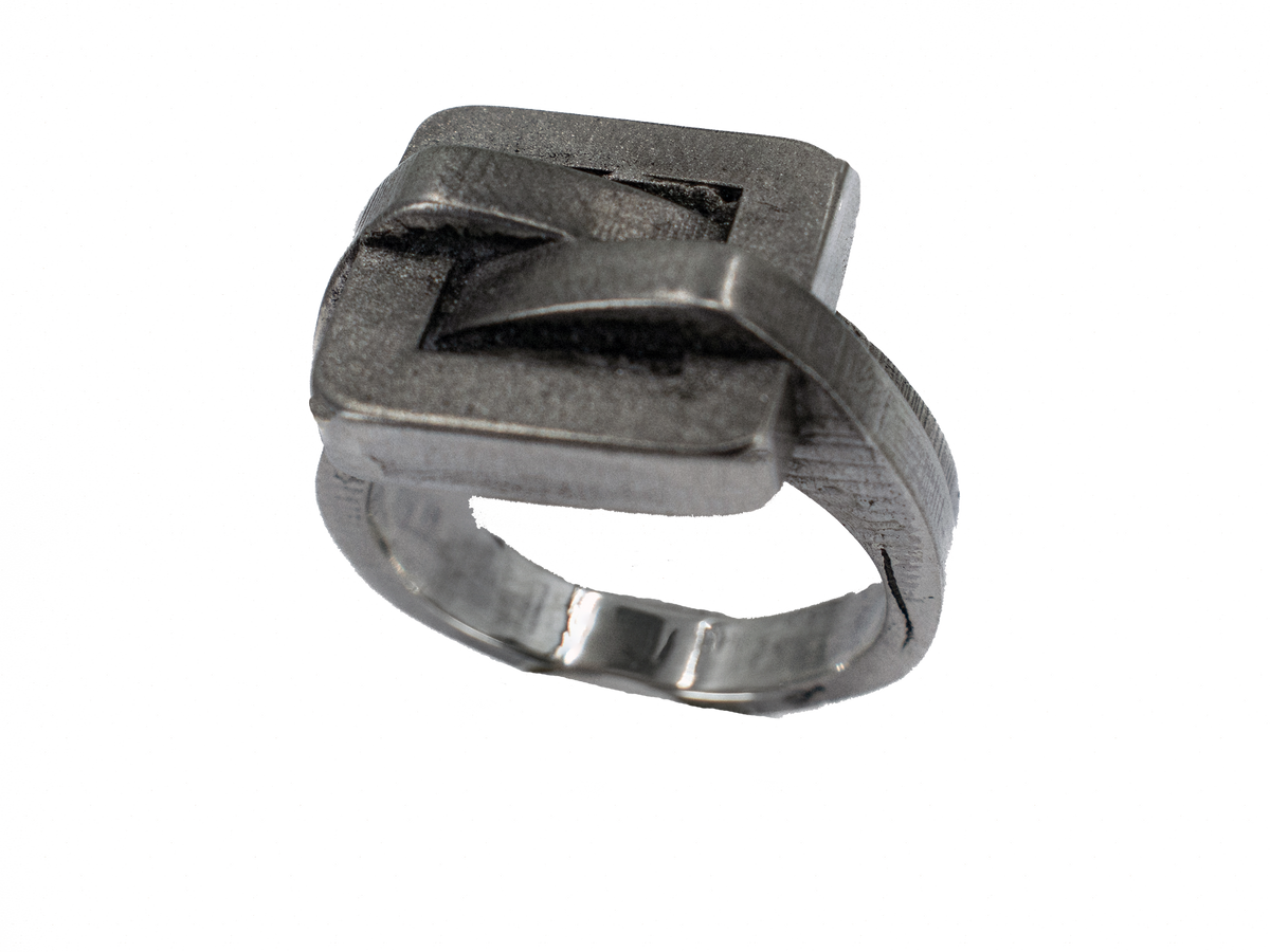 Love - Handmade Silver Ring