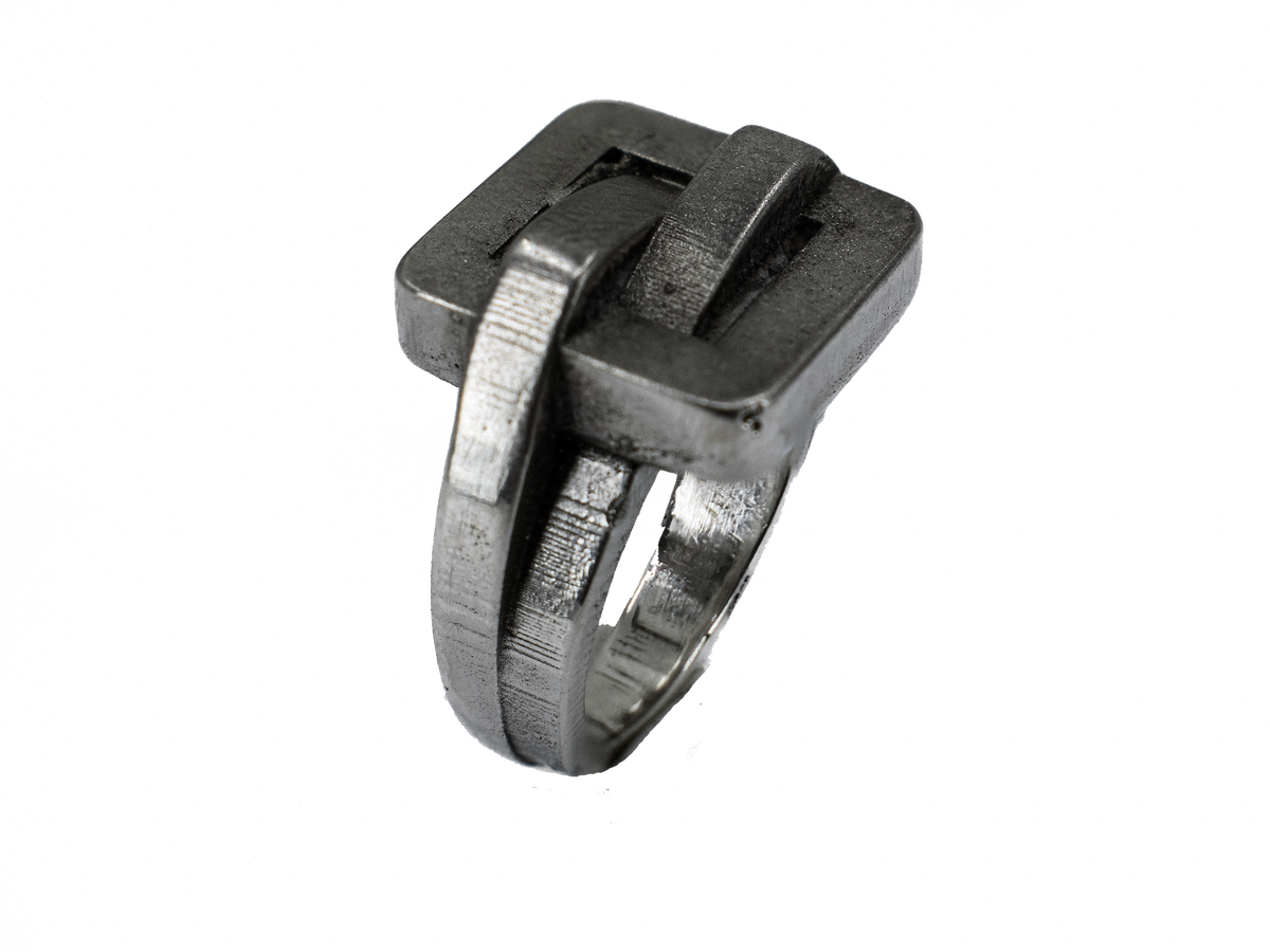 Love - Handmade Silver Ring
