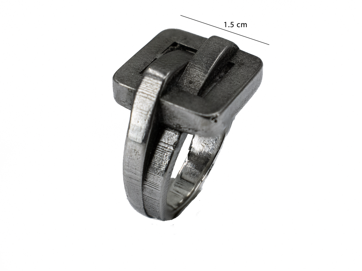 Love - Handmade Silver Ring