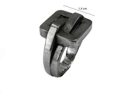 Love - Handmade Silver Ring