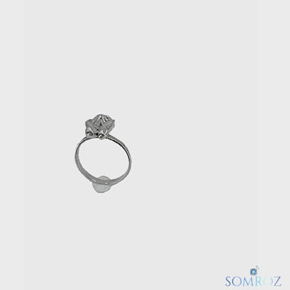 Şükür - El Yapımı 925 Ayar Gümüş Yüzük | Özel Geometrik Tasarım