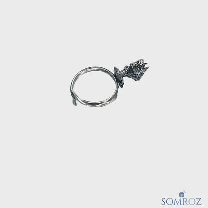 Wolf - Dungeons and Dragons - Handmade Silver Ring