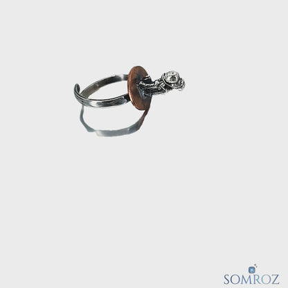 Love - Handmade Silver Ring