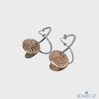 Derviş - El Yapımı Gümüş Bronz Küpe