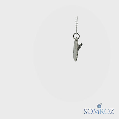 Ghost - Human Landscapes - Handmade 925 Sterling Silver Necklace