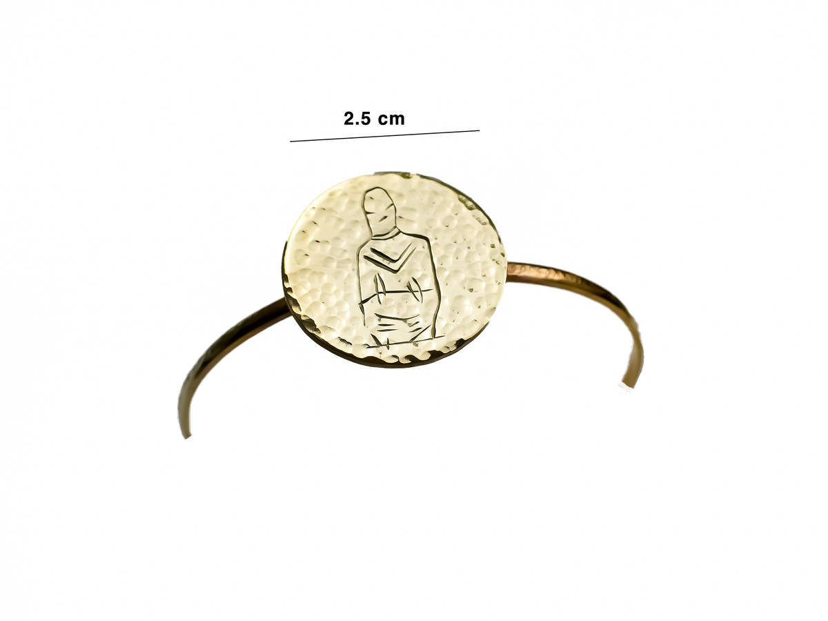 Urfa Adamı - Göbeklitepe - El Yapımı Gümüş Bilezik