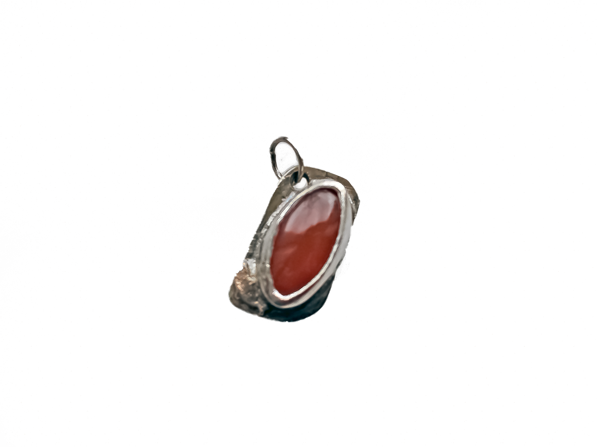 Jasper- El Yapımı 925 Ayar Gümüş Metal Kolye