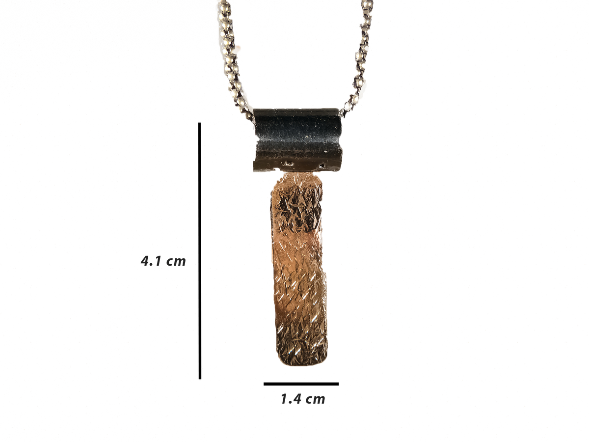 Handmade 925 Sterling Silver Bronze Metal Necklace