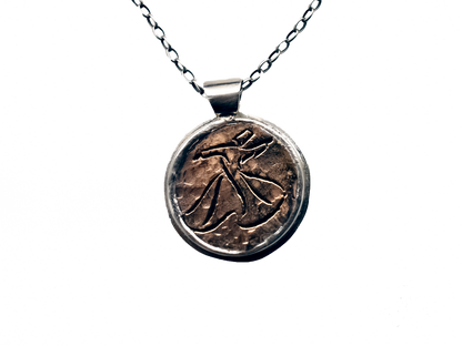 Dervish - Handmade 925 Sterling Silver Bronze Necklace